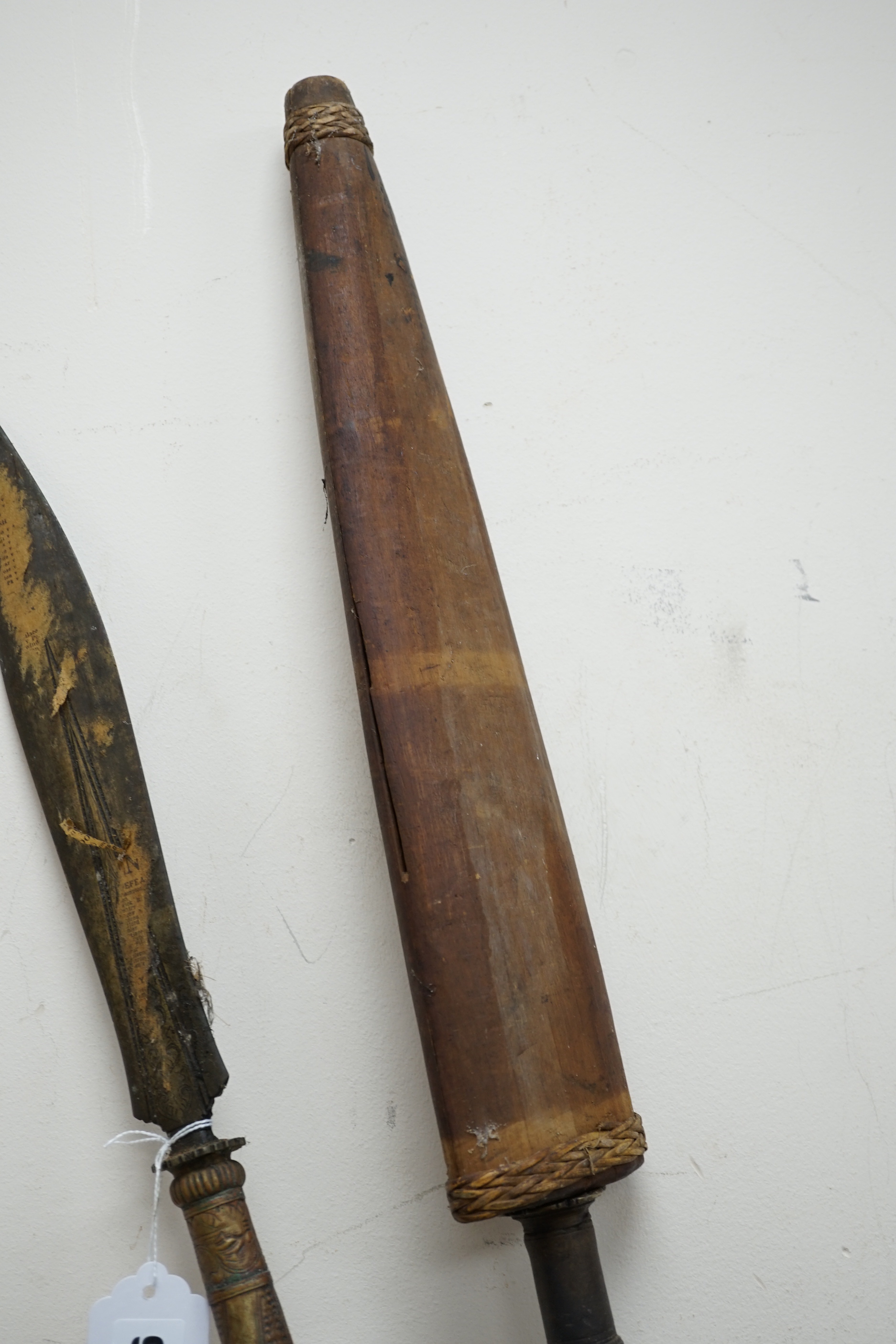 Two antique tribal spears.